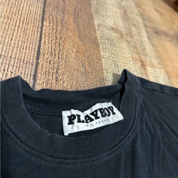 Playboy Black T-Shirt by PacSun House T-Shirt - Picture 9 of 11